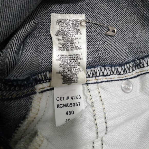 DKNY SOHO Jeans Ladies Size 10S Dark Wash Slight Flare Blue Jeans - Picture 5 of 15